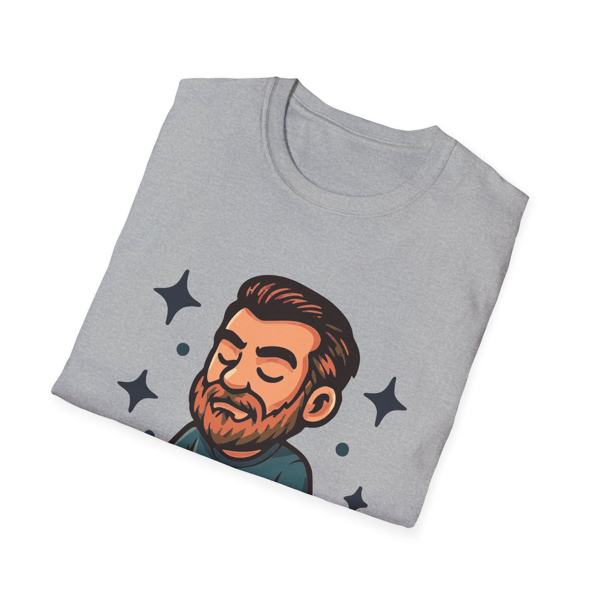 Meditating Man Graphic T-shirt for Mindfulness Enthusiasts