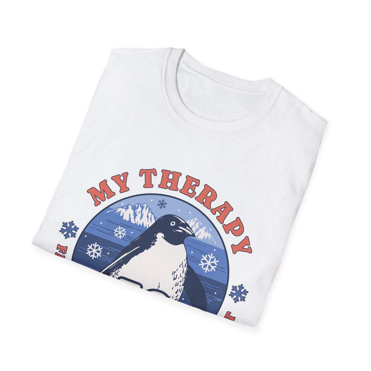 My Therapy Penguin T-Shirt with Fun Print