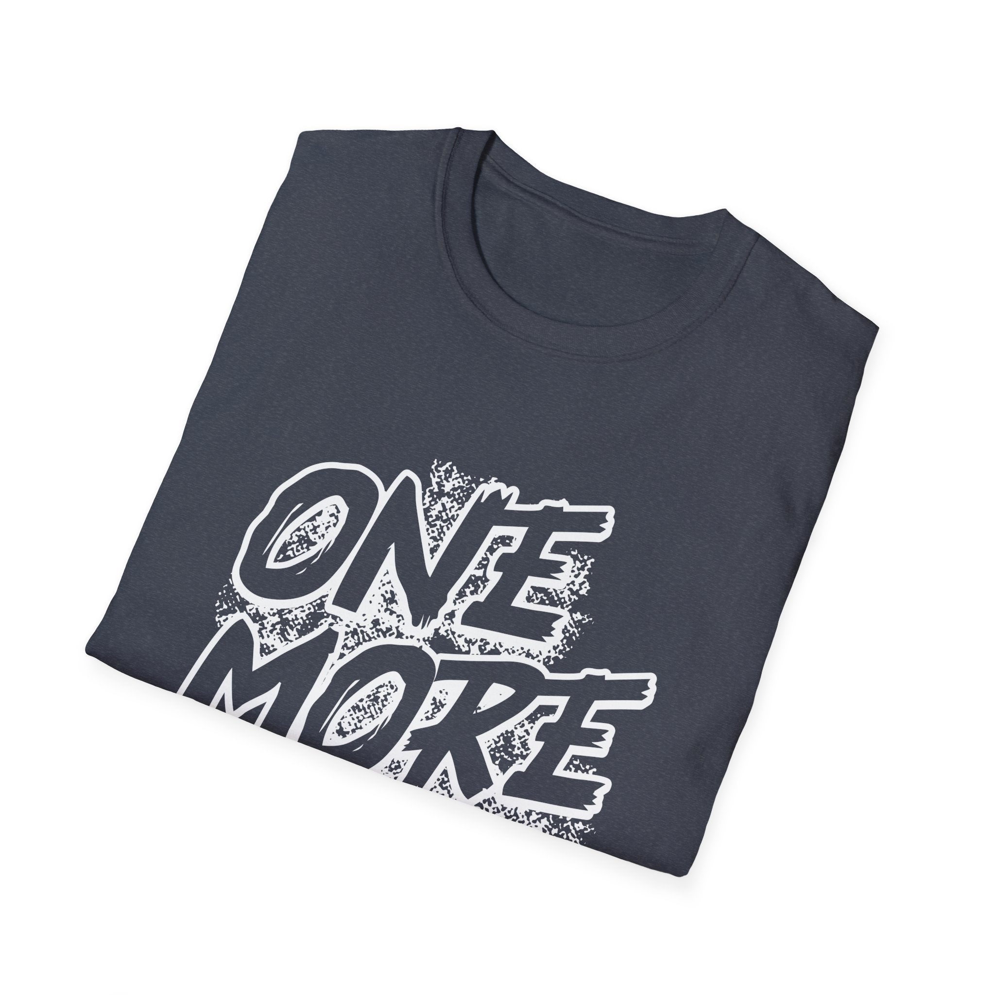 Motivational Fitness T-Shirt with One More Rep Design