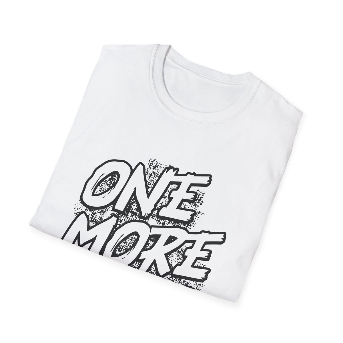 Motivational Fitness T-Shirt with One More Rep Design