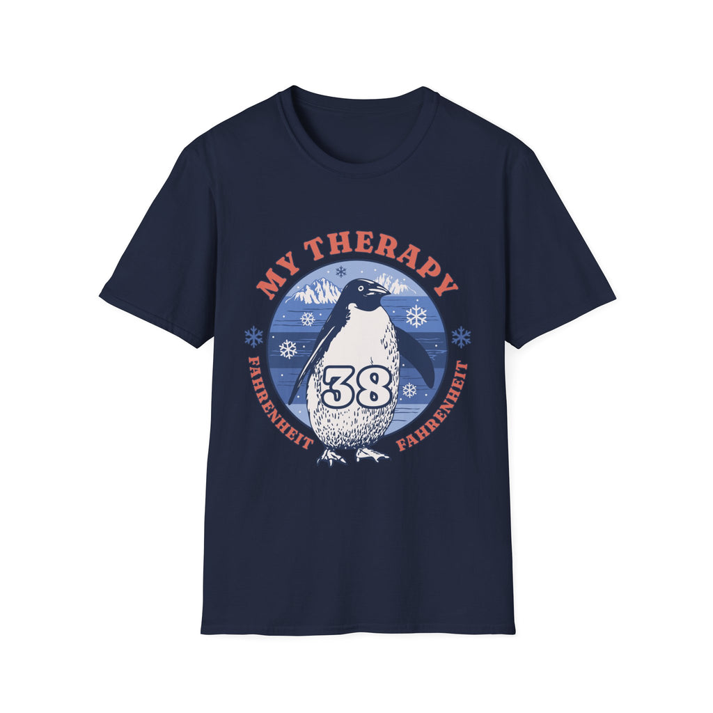 My Therapy Penguin T-Shirt with Fun Print