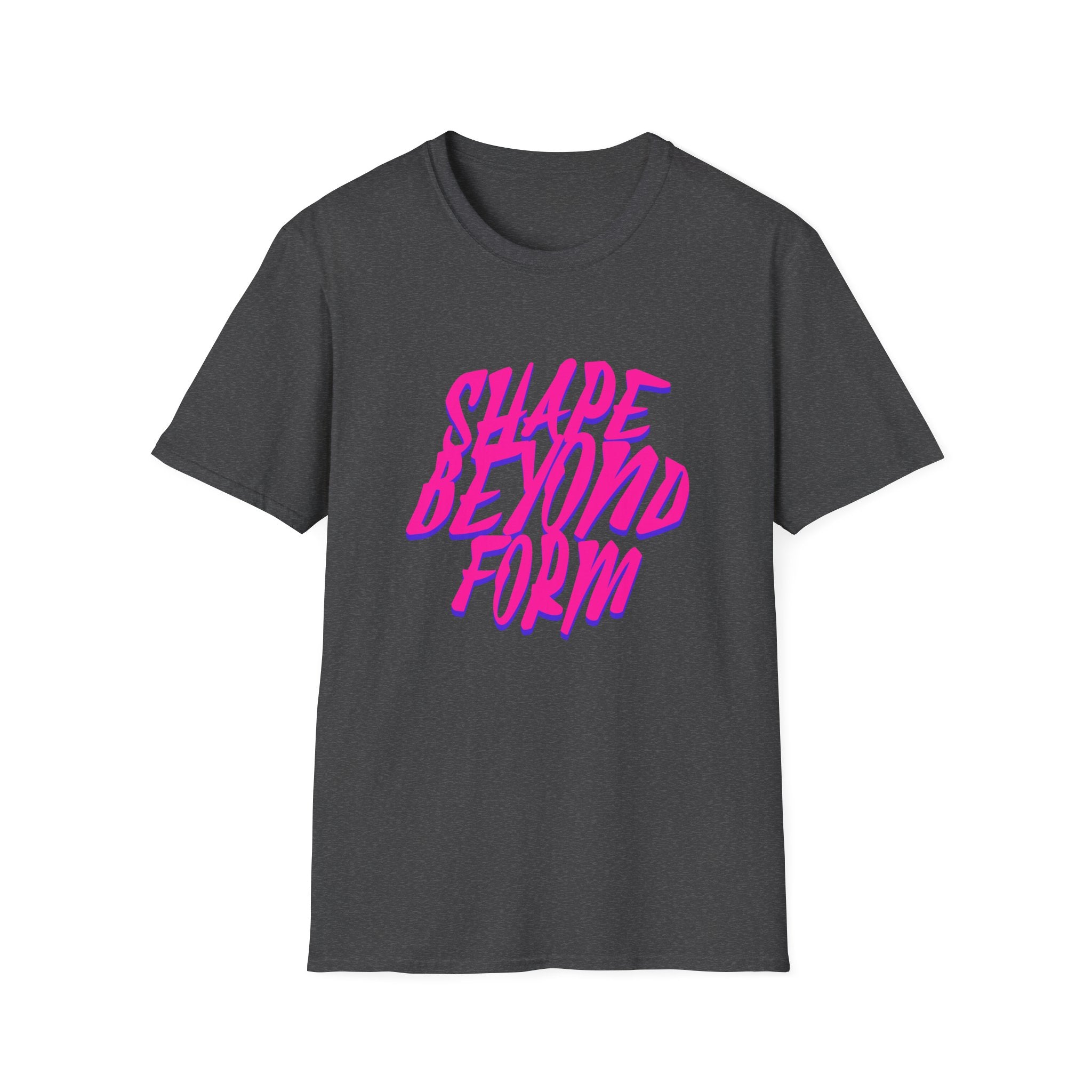 Shape Beyond Form T-shirt with Unique Typography Design
