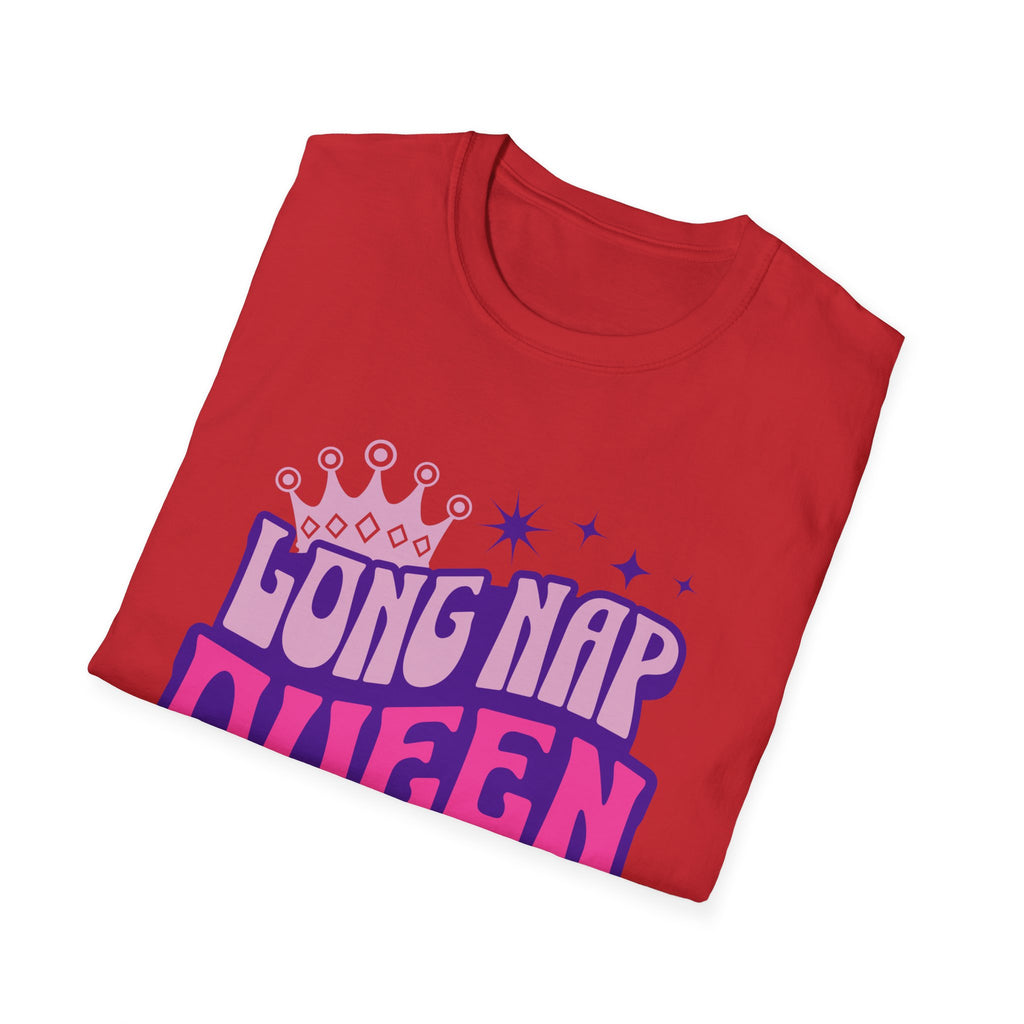Long Nap Queen Graphic T-Shirt for Comfortable Relaxation