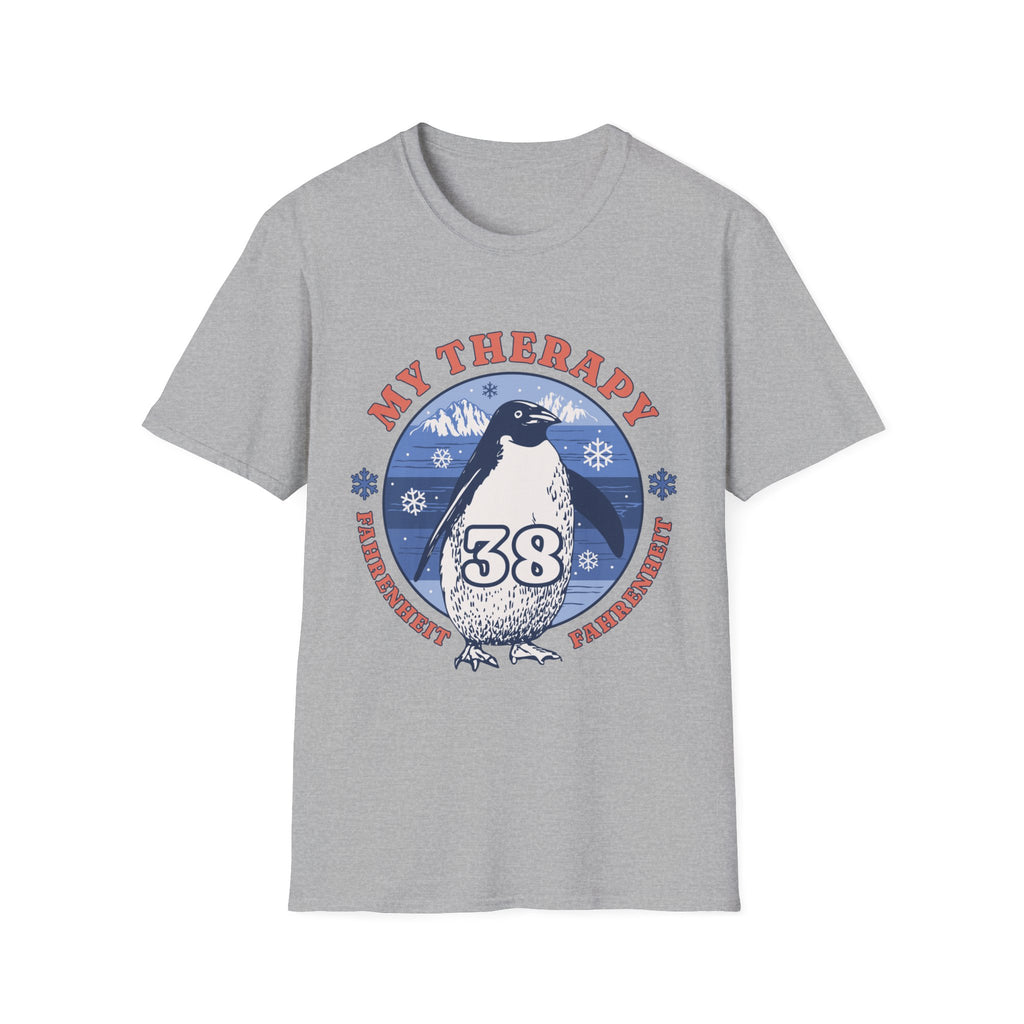 My Therapy Penguin T-Shirt with Fun Print