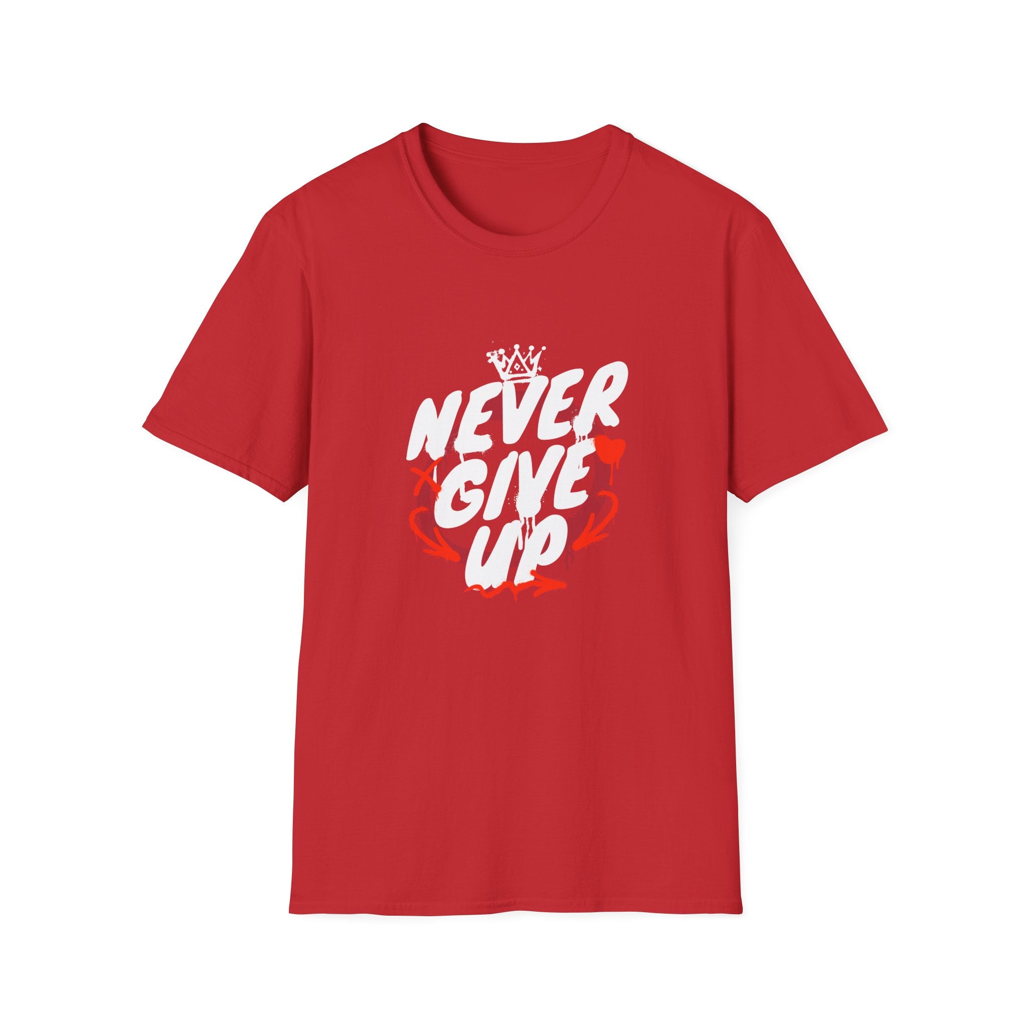 Never Give Up Motivational T-Shirt