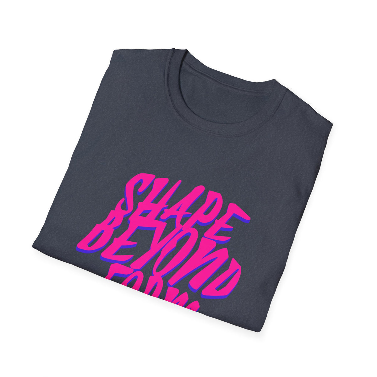 Shape Beyond Form T-shirt with Unique Typography Design