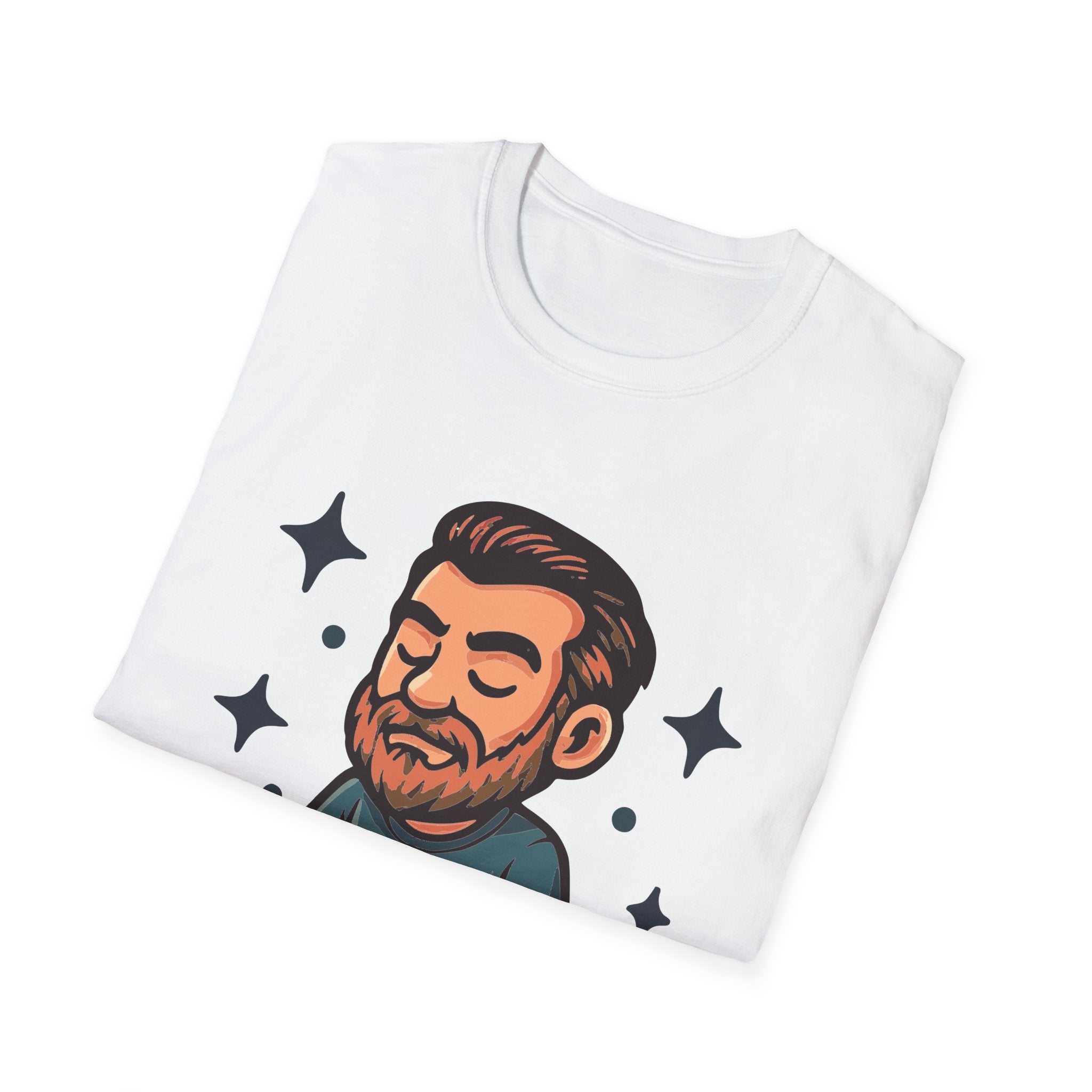 Meditating Man Graphic T-shirt for Mindfulness Enthusiasts