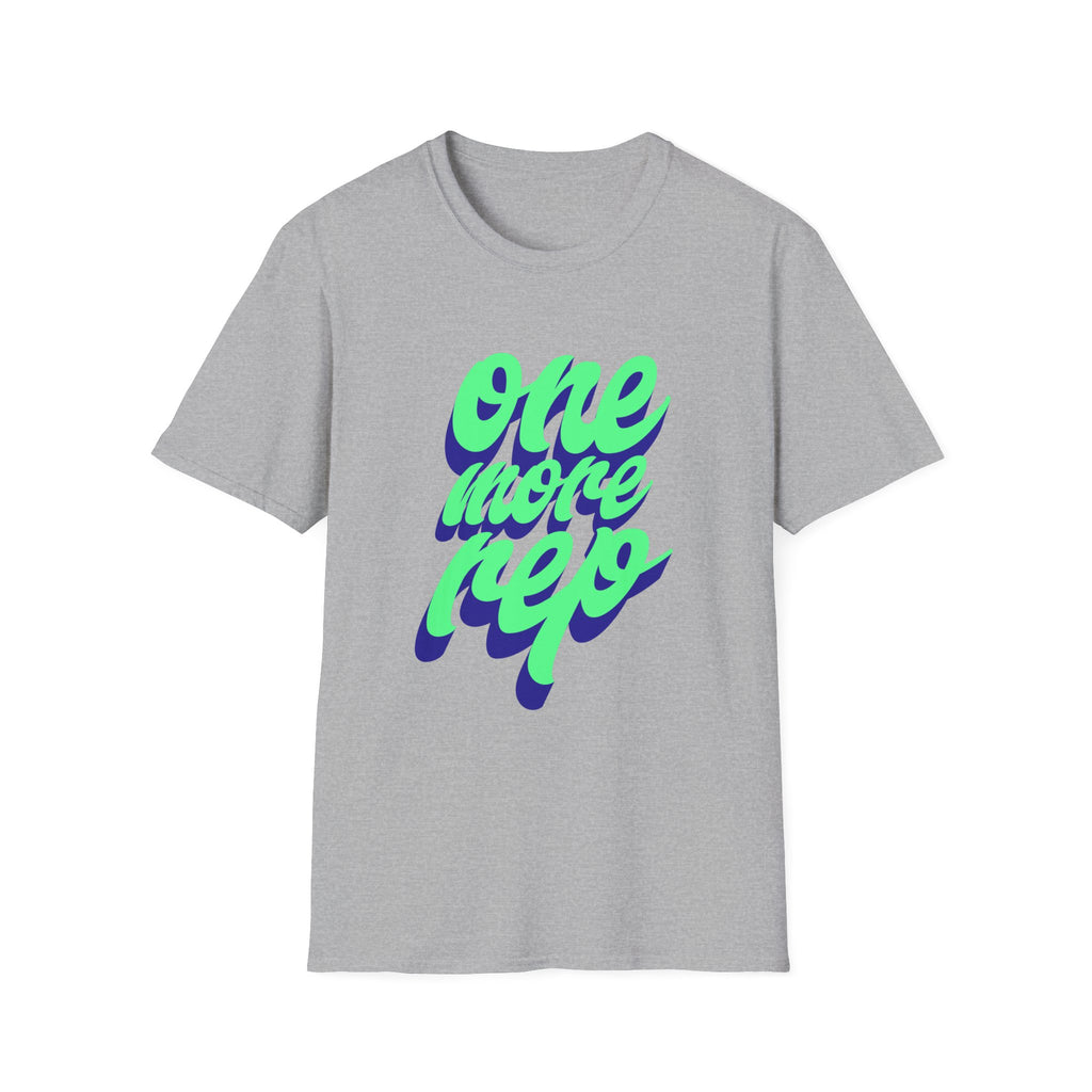 One More Rep Motivational Fitness T-Shirt