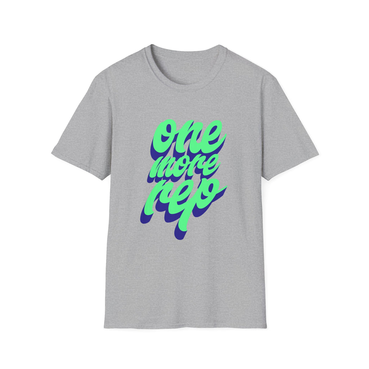 One More Rep Motivational Fitness T-Shirt