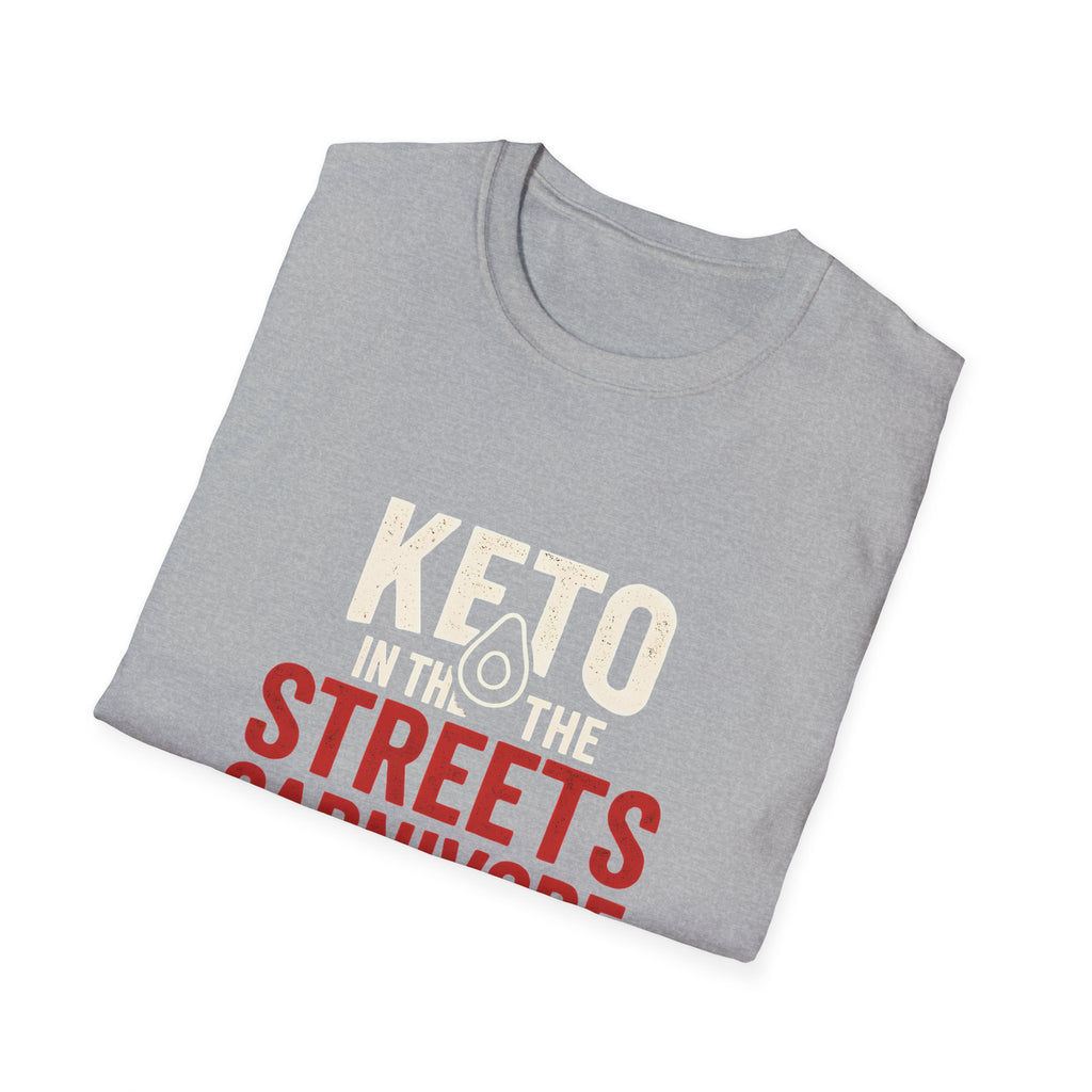 Keto in the Streets, Carnivore in the Sheets – Funny Low Carb Diet Tee