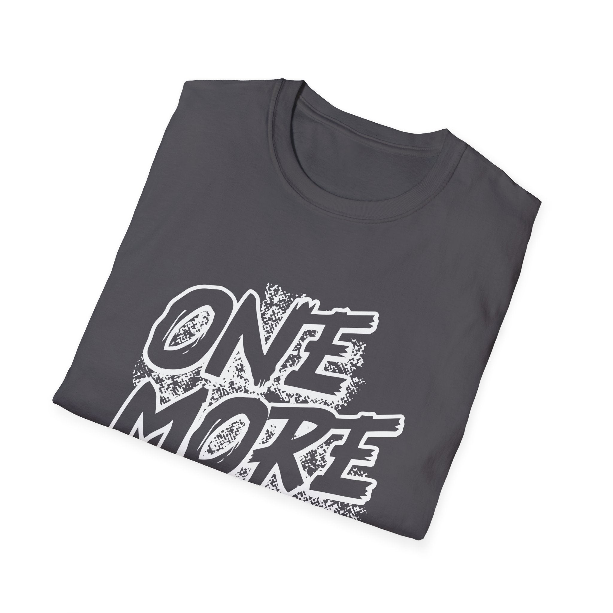 Motivational Fitness T-Shirt with One More Rep Design