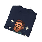 Meditating Man Graphic T-shirt for Mindfulness Enthusiasts