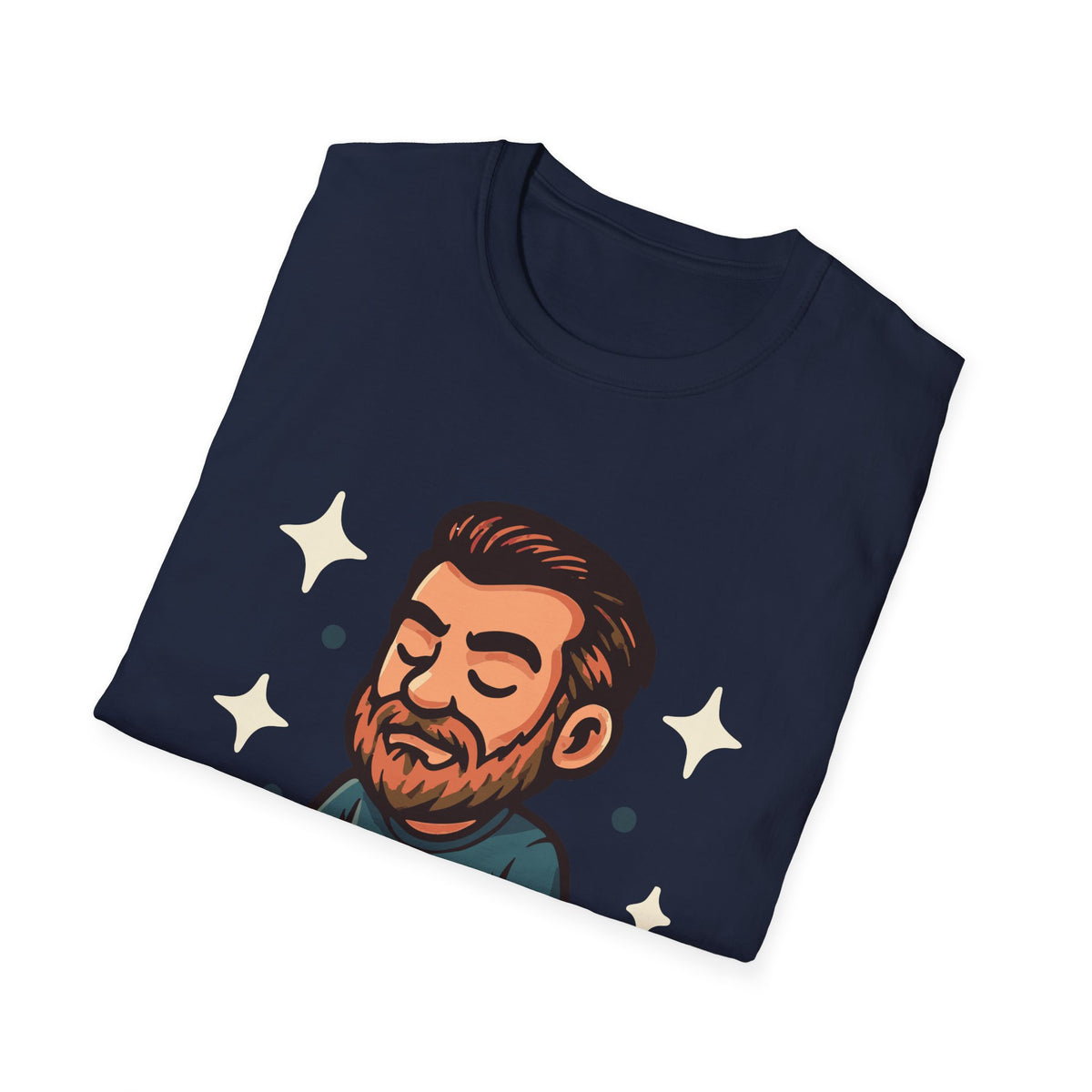 Meditating Man Graphic T-shirt for Mindfulness Enthusiasts