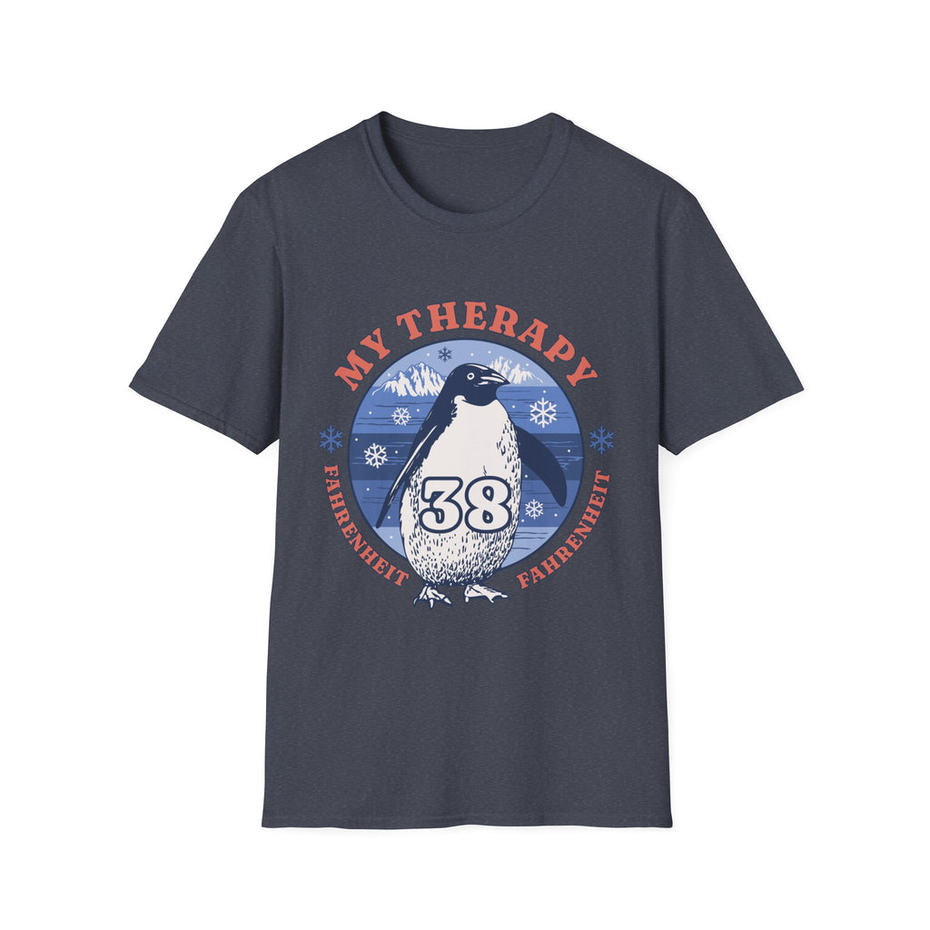 My Therapy Penguin T-Shirt with Fun Print