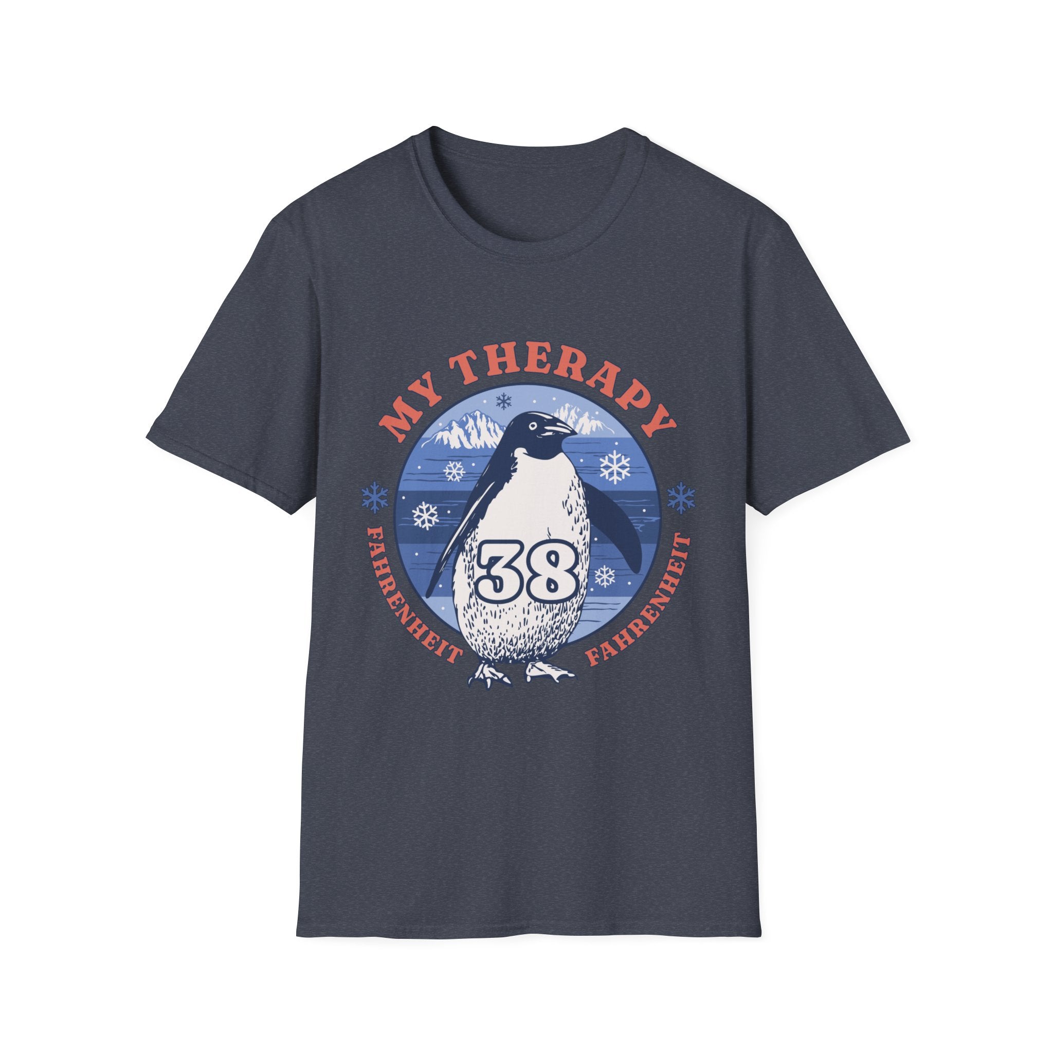 My Therapy Penguin T-Shirt with Fun Print