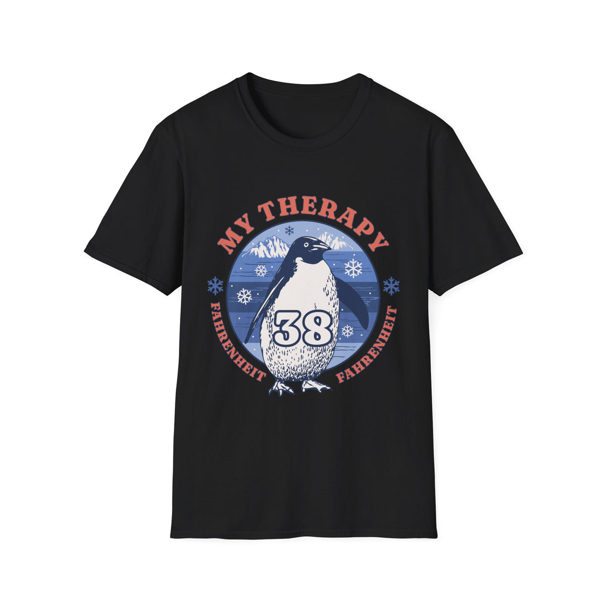 My Therapy Penguin T-Shirt with Fun Print