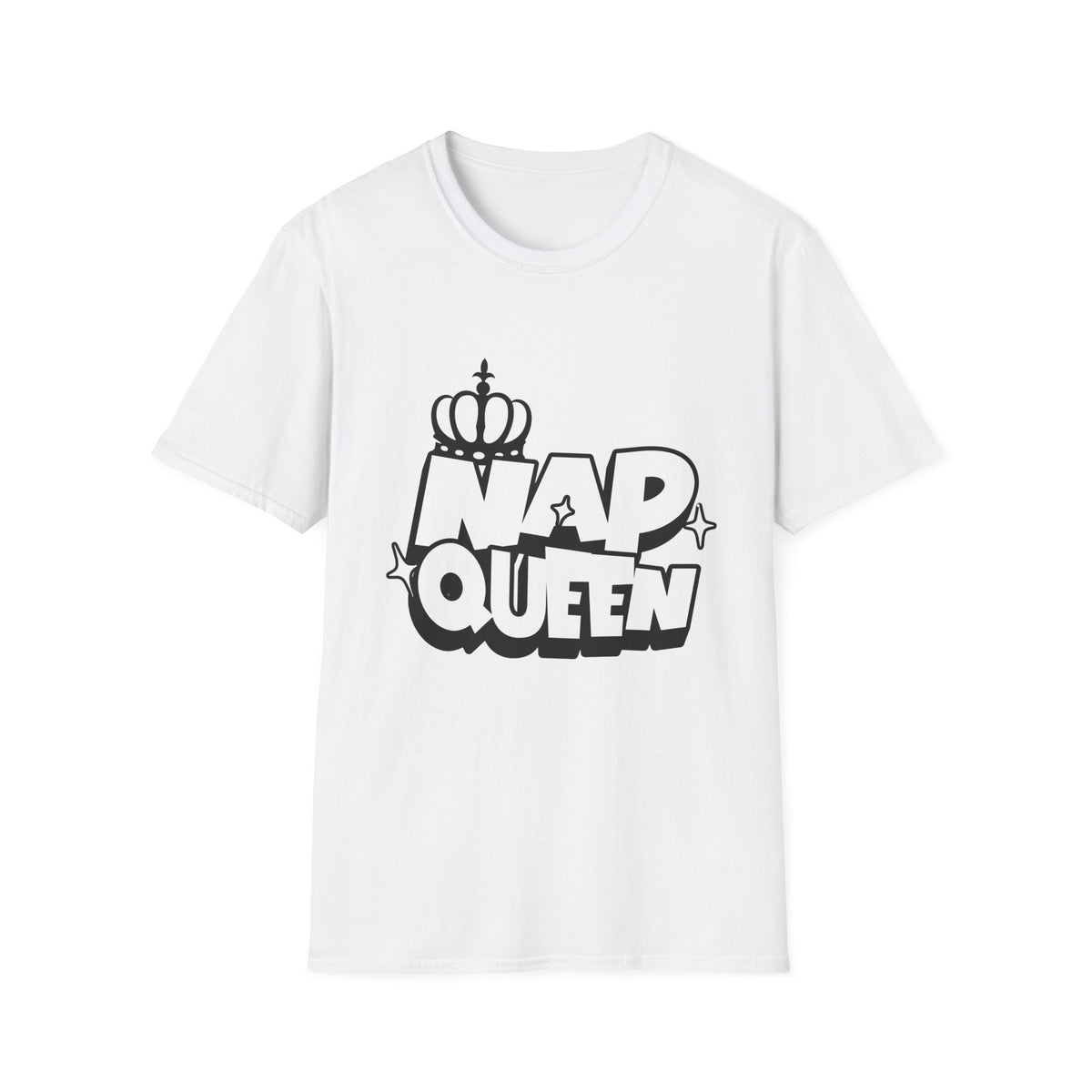 Nap Queen Graphic T-Shirt with Bold Print Design