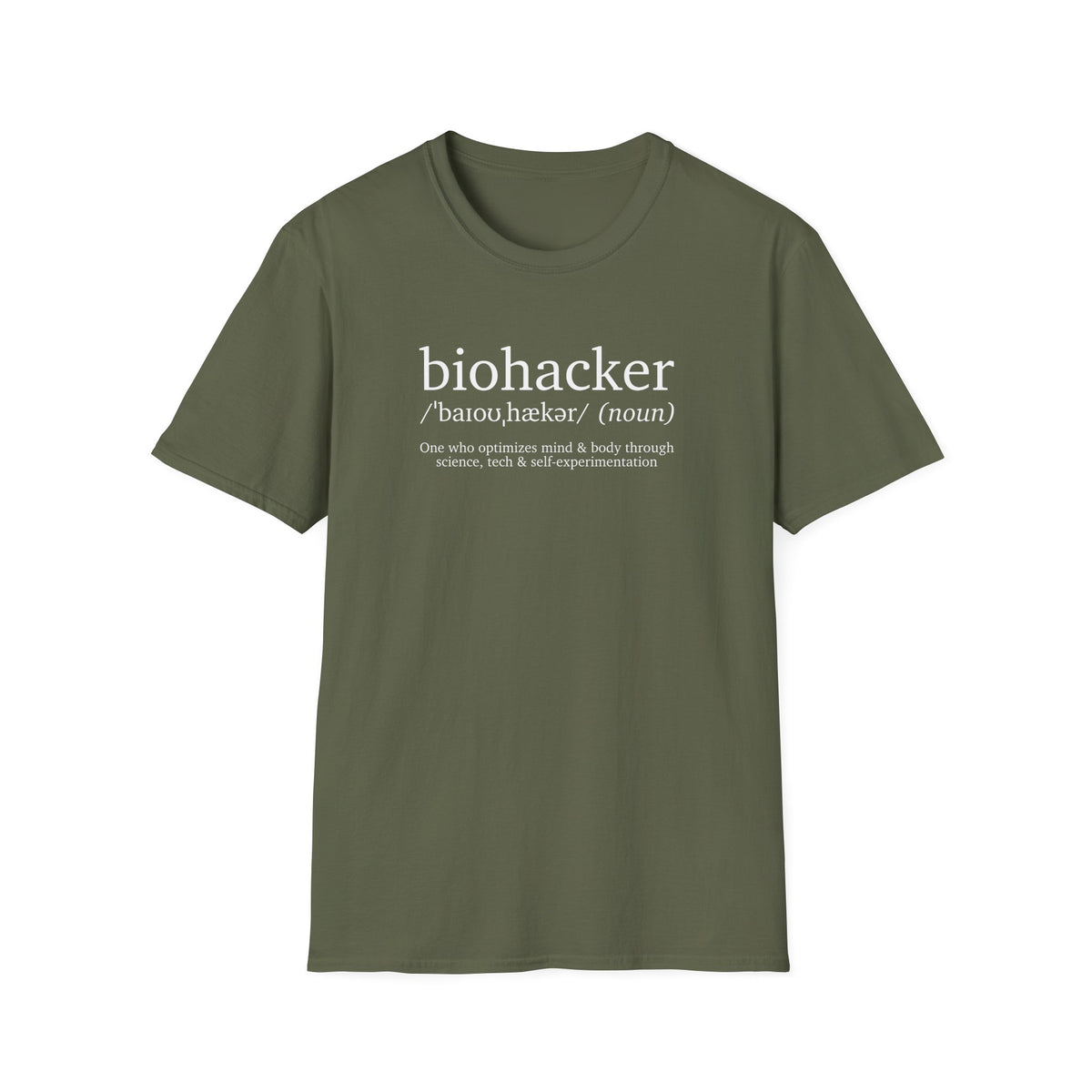 Biohacker Definition T-shirt for Science Enthusiasts