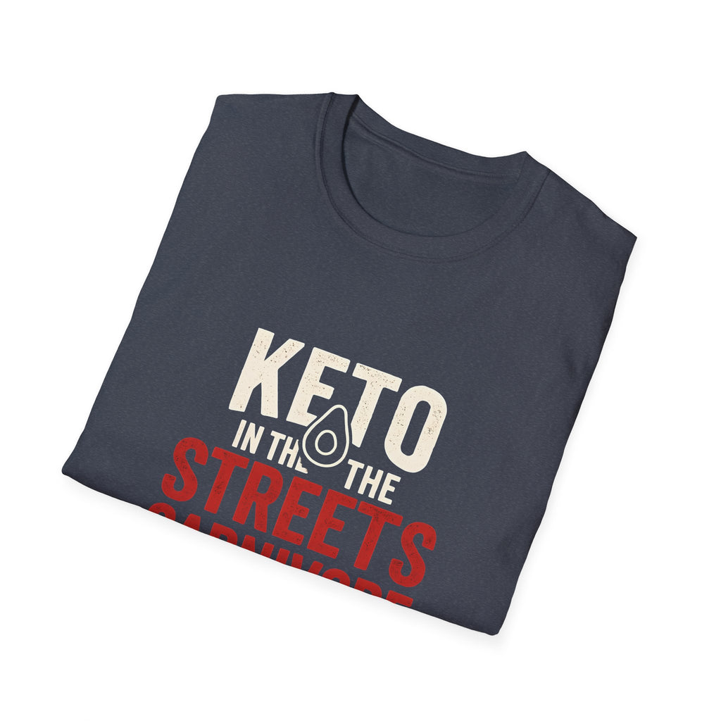 Keto in the Streets, Carnivore in the Sheets – Funny Low Carb Diet Tee
