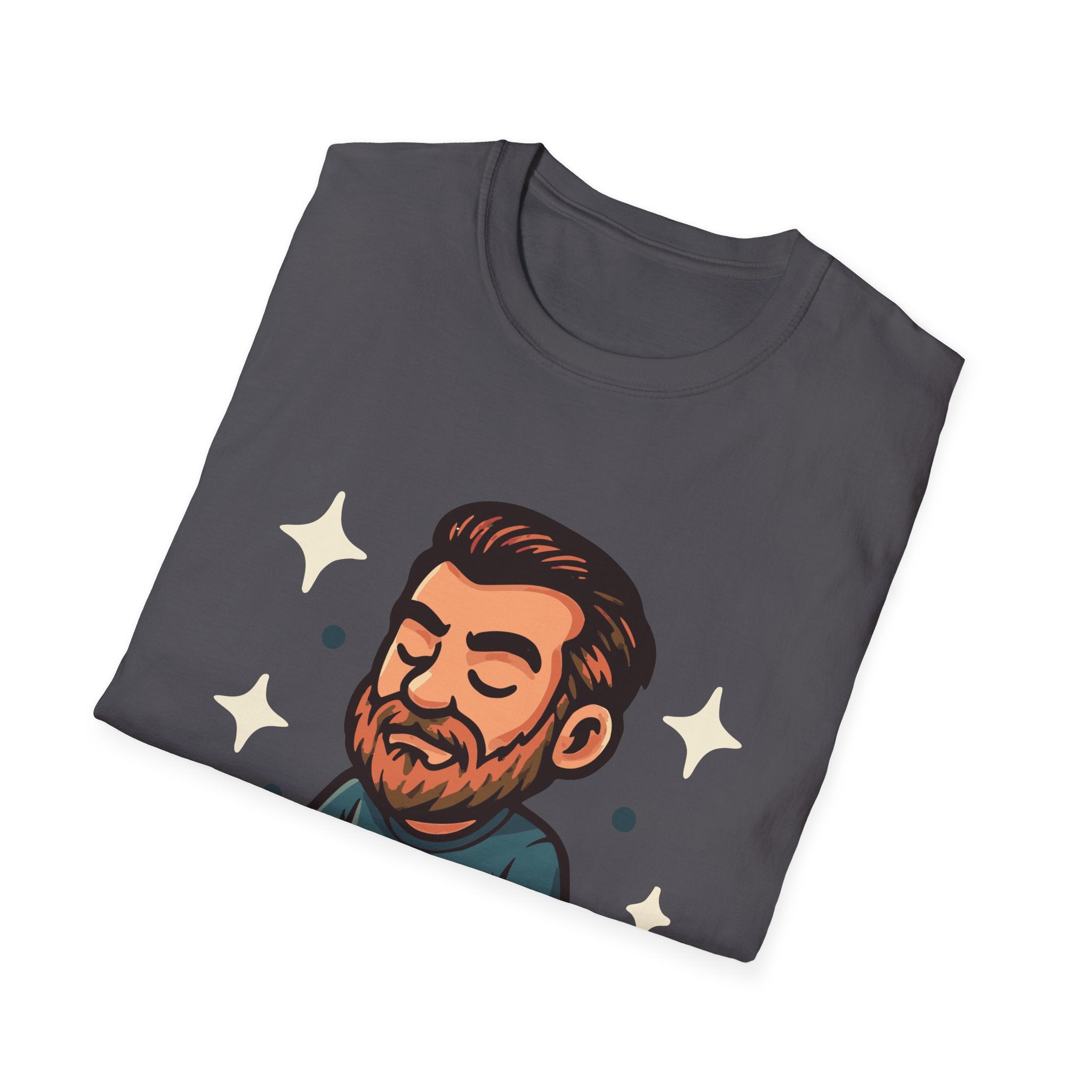 Meditating Man Graphic T-shirt for Mindfulness Enthusiasts