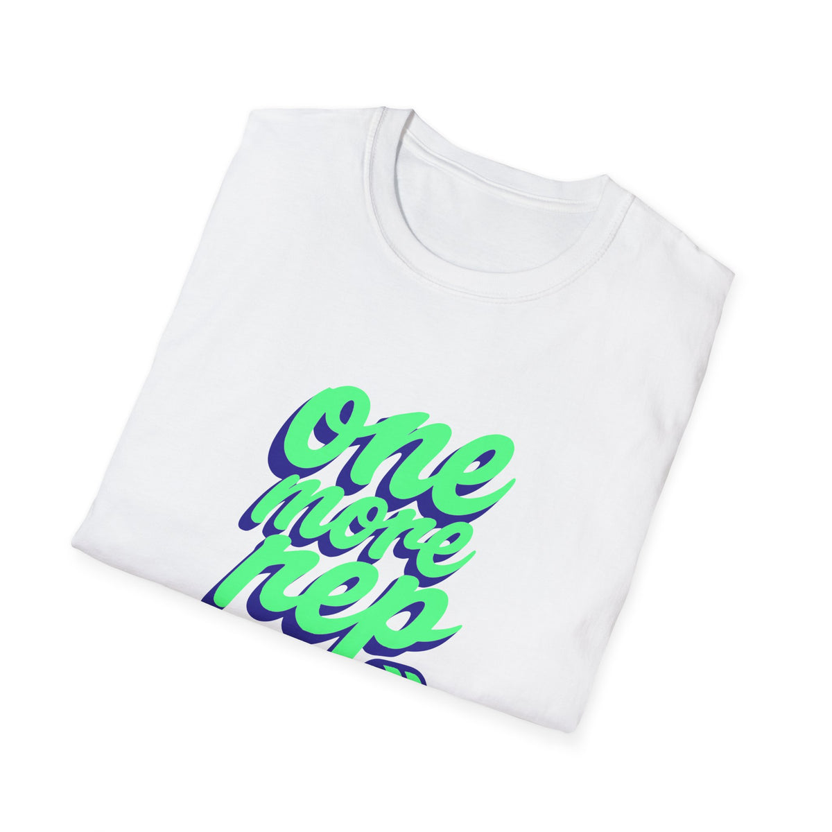One More Rep Dumbbells Motivational Fitness T-Shirt