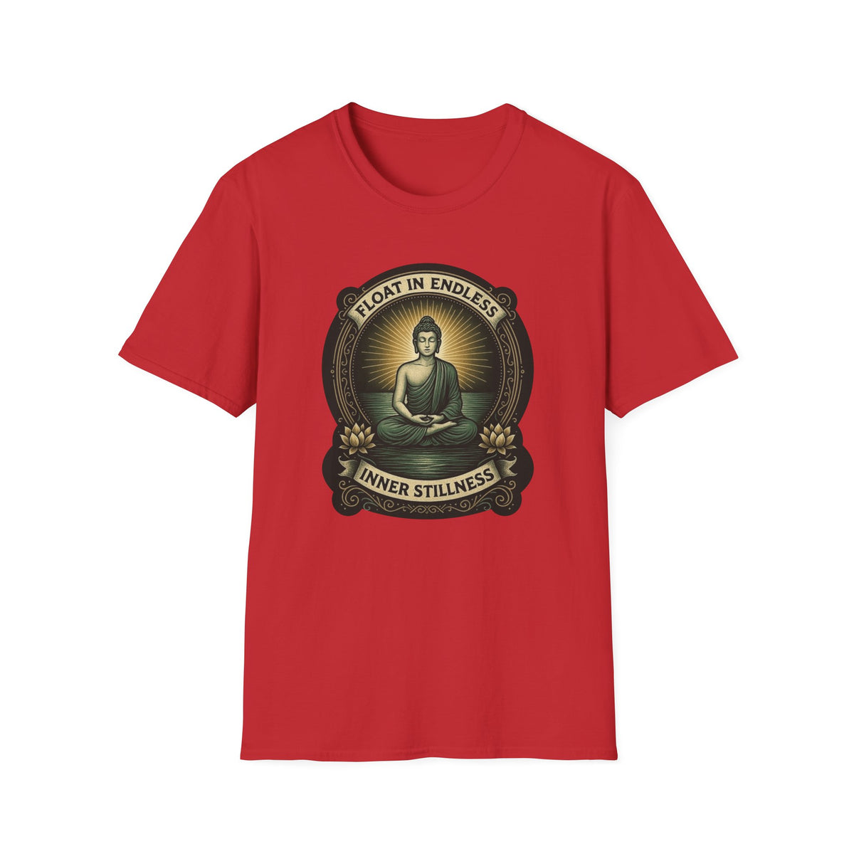 Float in Endless Inner Stillness – Buddha Meditation Graphic Tee