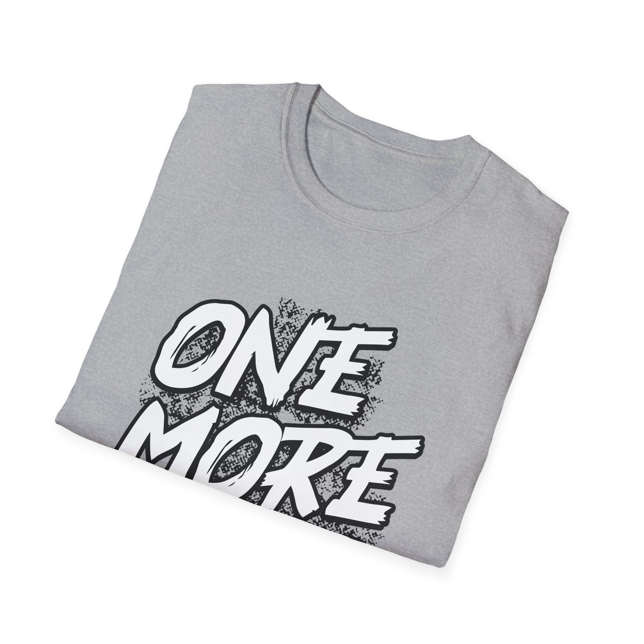 Motivational Fitness T-Shirt with One More Rep Design