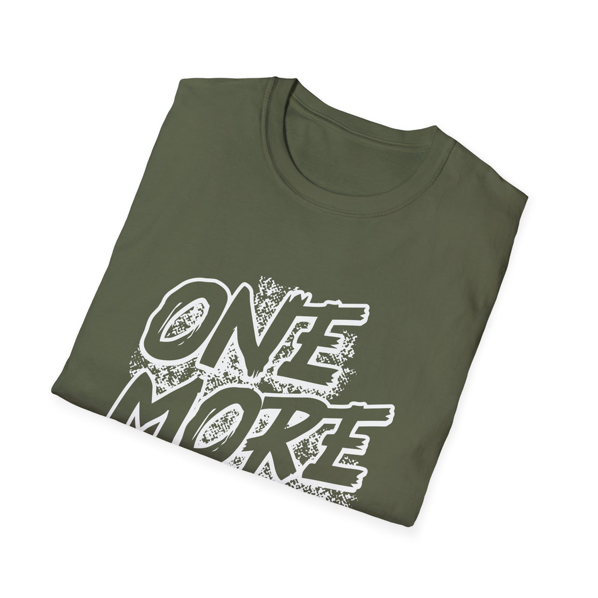 Motivational Fitness T-Shirt with One More Rep Design
