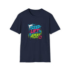 Sleep Lift Repeat – Neon Gym Motivation T-Shirt
