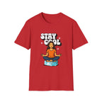 Stay Cool Woman T-shirt with Meditative Design