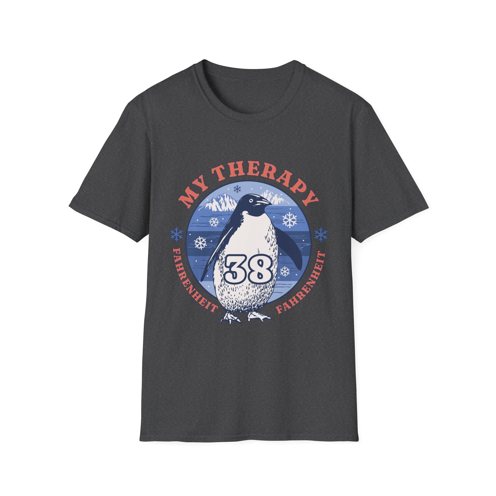 My Therapy Penguin T-Shirt with Fun Print