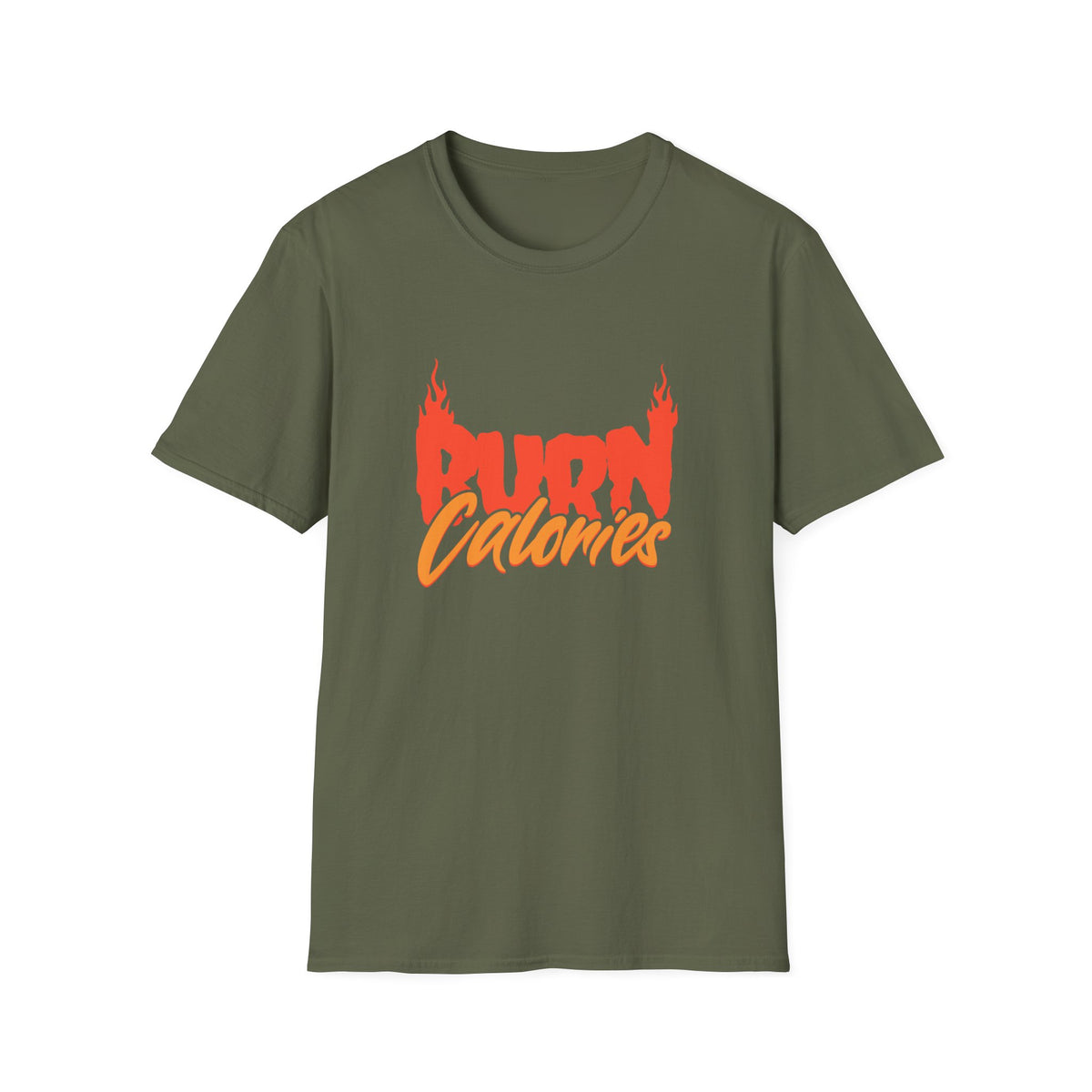 Burn Calories Motivational Fitness T-shirt