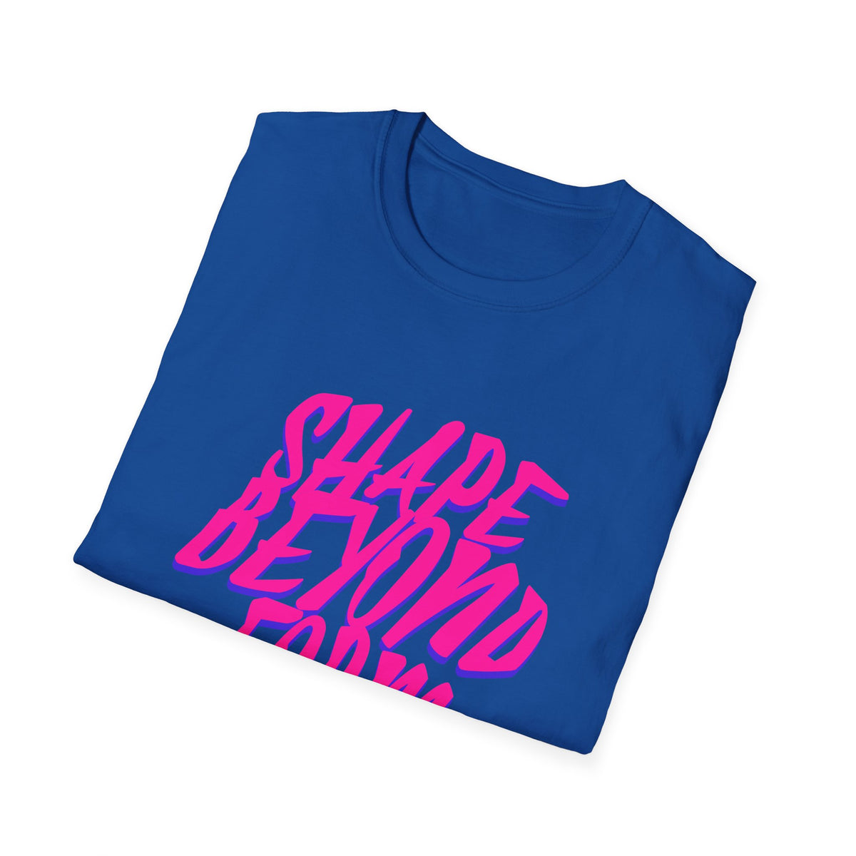 Shape Beyond Form T-shirt with Unique Typography Design