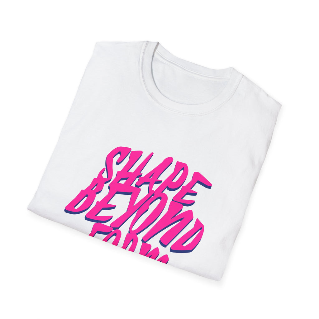 Shape Beyond Form T-shirt with Unique Typography Design