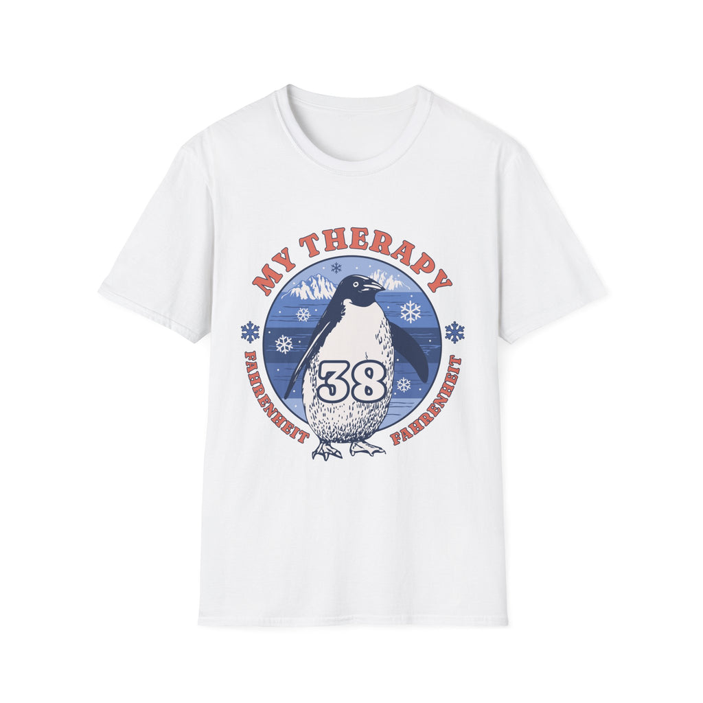 My Therapy Penguin T-Shirt with Fun Print