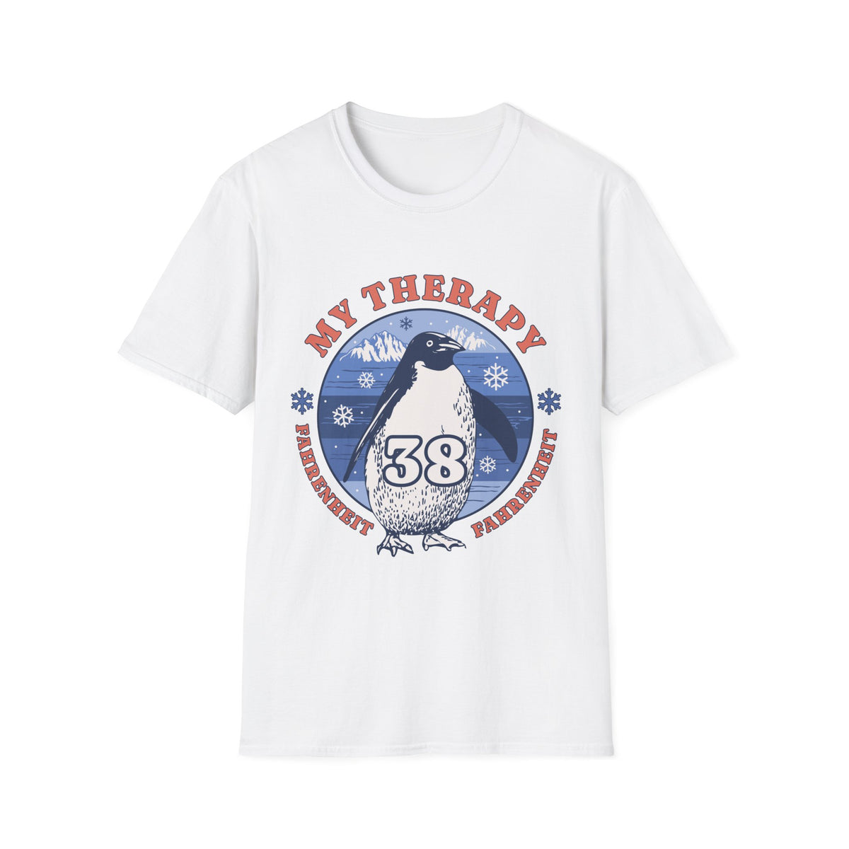My Therapy Penguin T-Shirt with Fun Print