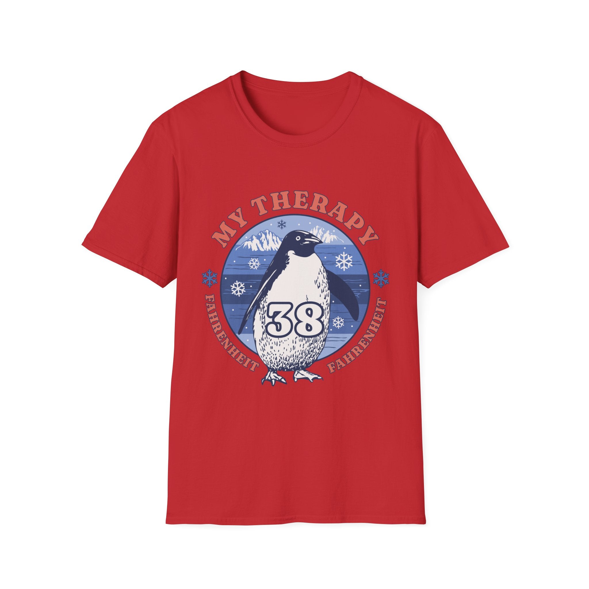 My Therapy Penguin T-Shirt with Fun Print