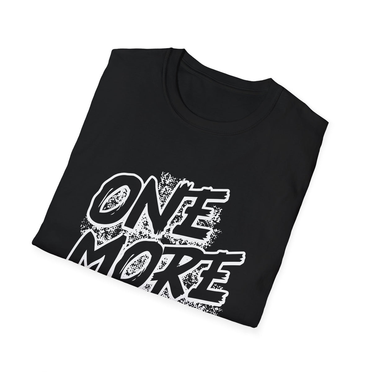 Motivational Fitness T-Shirt with One More Rep Design