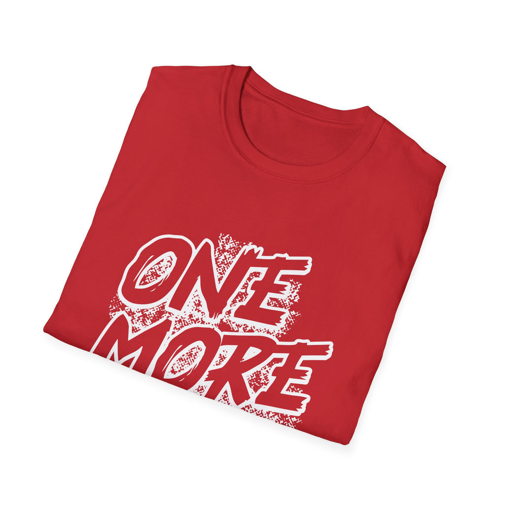 Motivational Fitness T-Shirt with One More Rep Design
