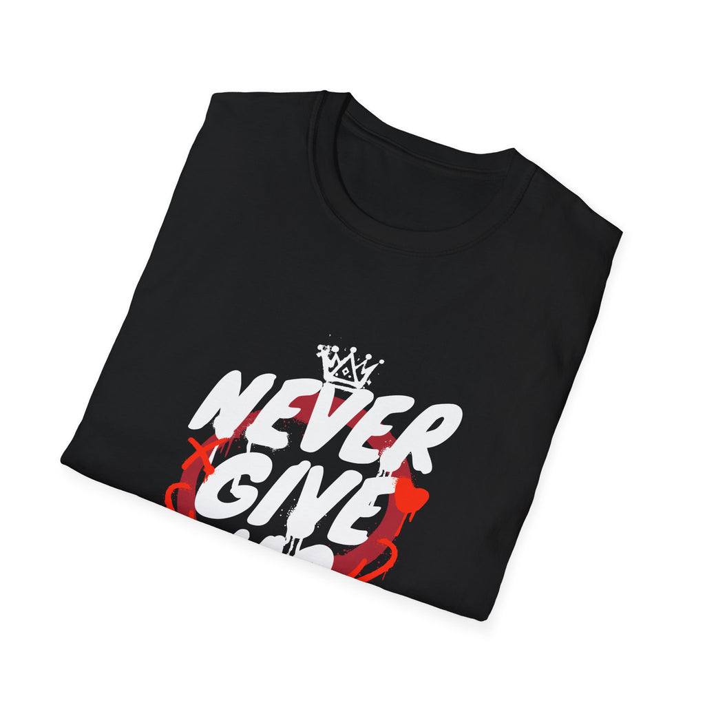 Never Give Up Motivational T-Shirt