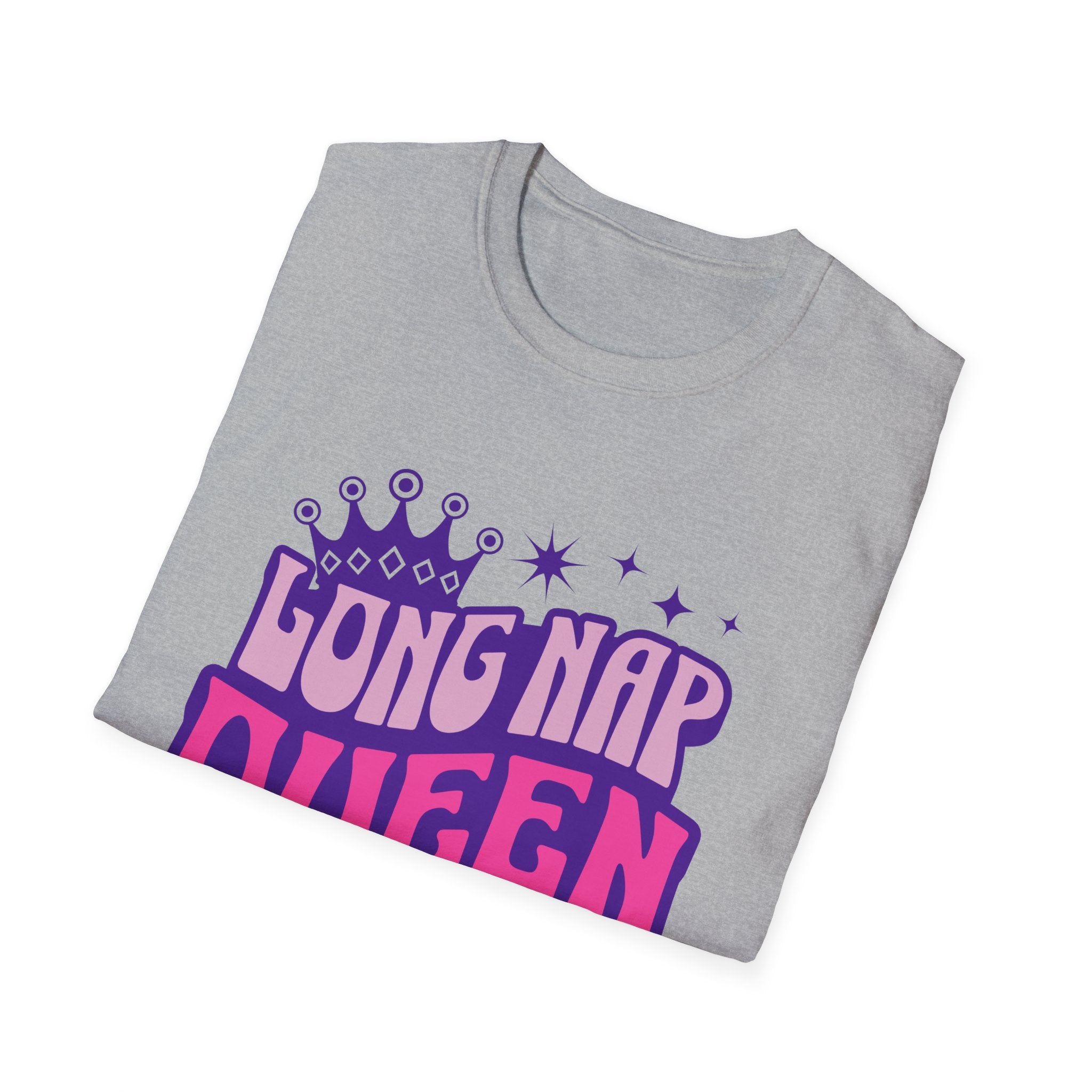 Long Nap Queen Graphic T-Shirt for Comfortable Relaxation
