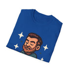 Meditating Man Graphic T-shirt for Mindfulness Enthusiasts
