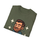 Meditating Man Graphic T-shirt for Mindfulness Enthusiasts