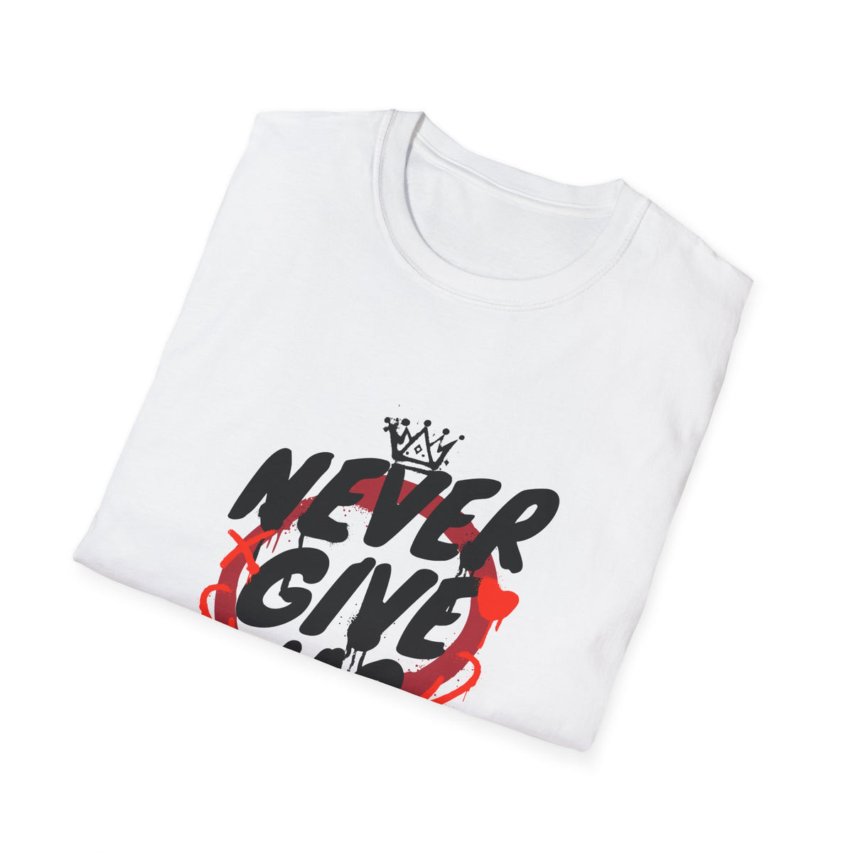 Never Give Up Motivational T-Shirt
