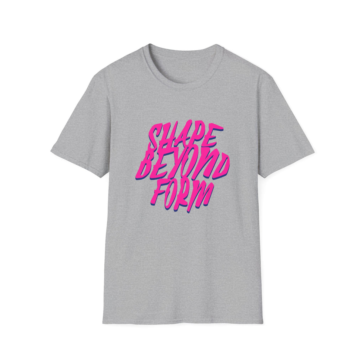 Shape Beyond Form T-shirt with Unique Typography Design