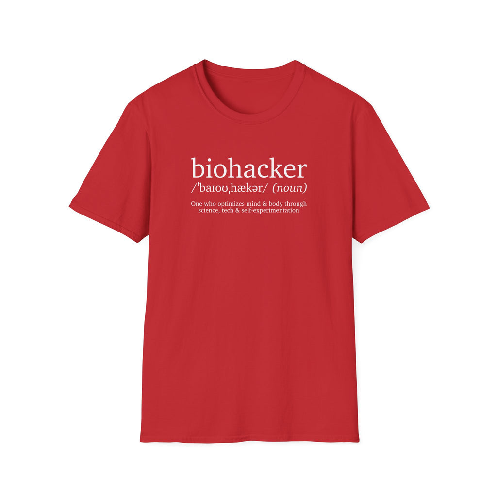 Biohacker Definition T-shirt for Science Enthusiasts