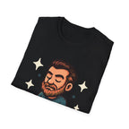 Meditating Man Graphic T-shirt for Mindfulness Enthusiasts