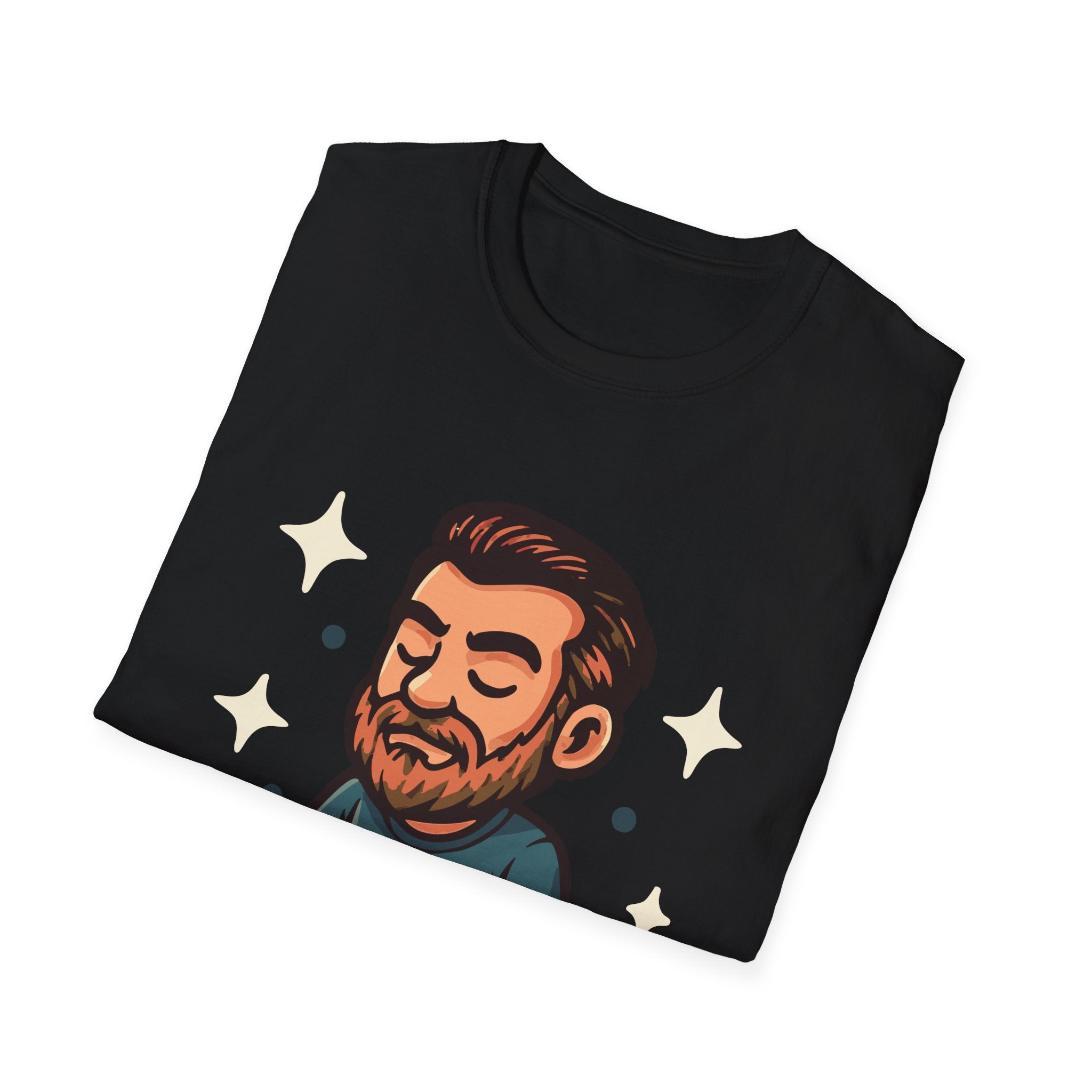 Meditating Man Graphic T-shirt for Mindfulness Enthusiasts