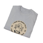 Funny Rattle Pill Cartoon T-Shirt