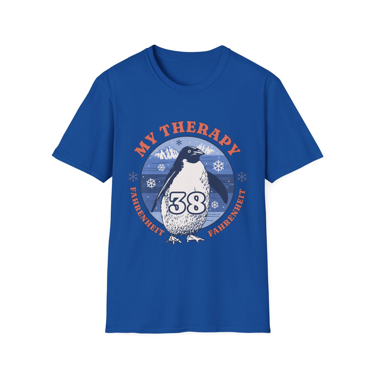 My Therapy Penguin T-Shirt with Fun Print